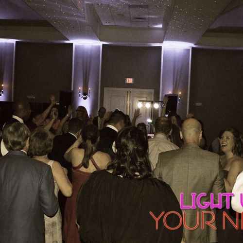 LIGHT UP Your night! Uplighting available!
