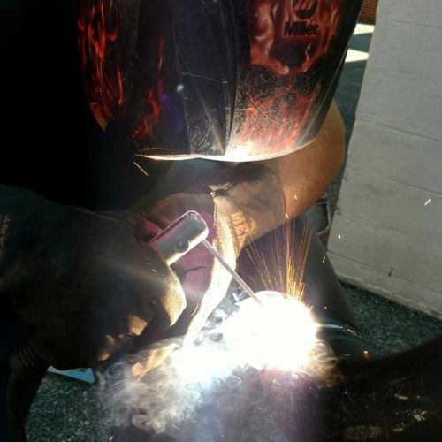 welding 4" pipe
