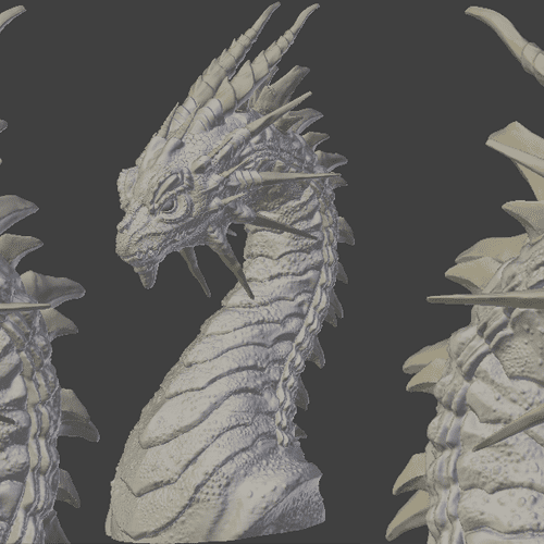 Dragon 3D Sculpt.