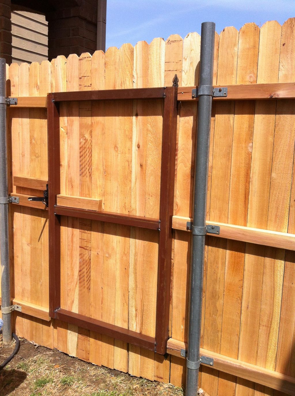 custom steel reinforced gate frames