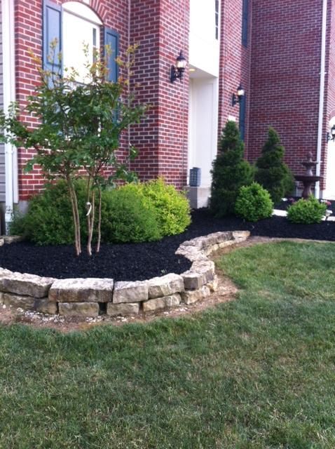 Rubber mulch stays around for years.