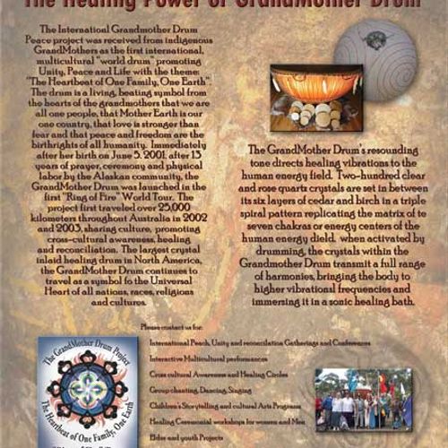 Brochure for touring company of Grandmother Drum-i