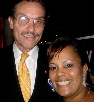 Teena with former Mayor Vince Gray
