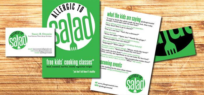 Branding and collateral for Queens-based food educ
