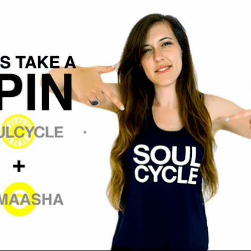 DJ Maasha spins for SoulCycle events