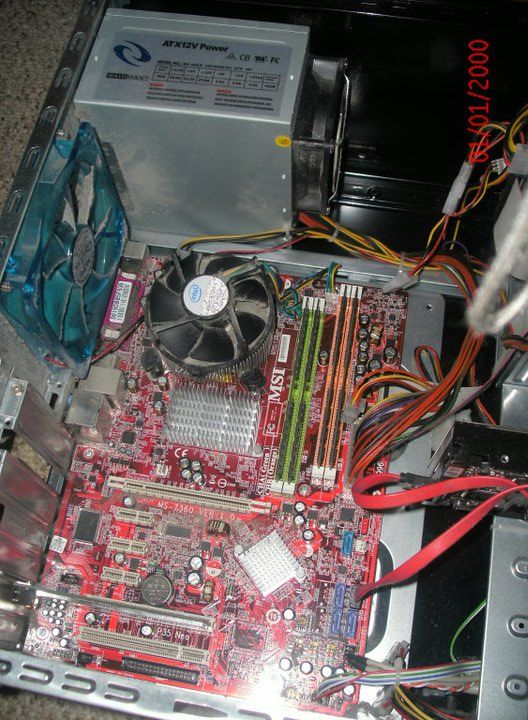 Rewiring a clients office computer, upgrading the 