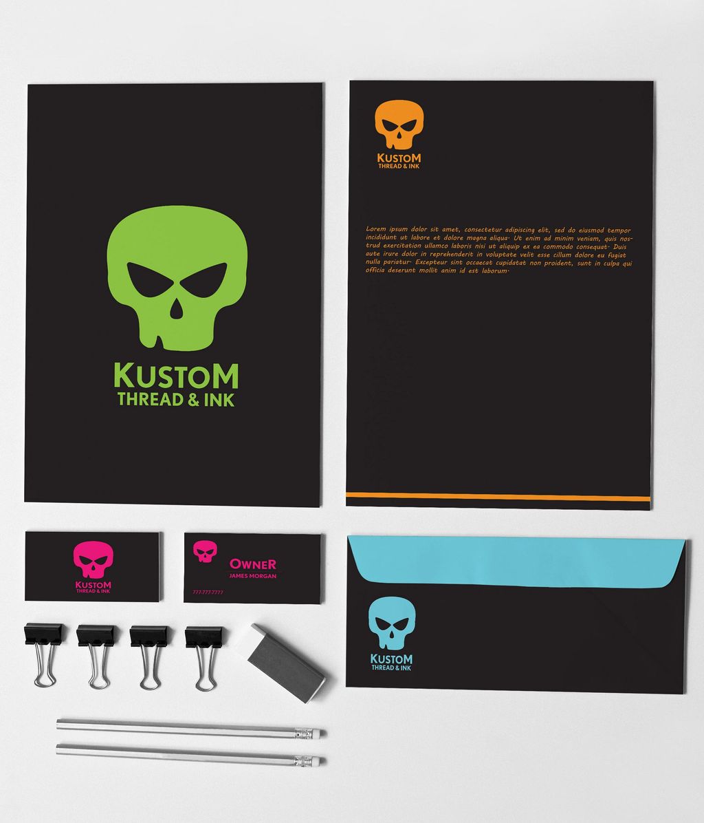 A screen-printing business. 