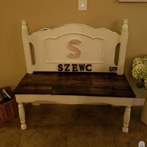 Custom made bench for customer