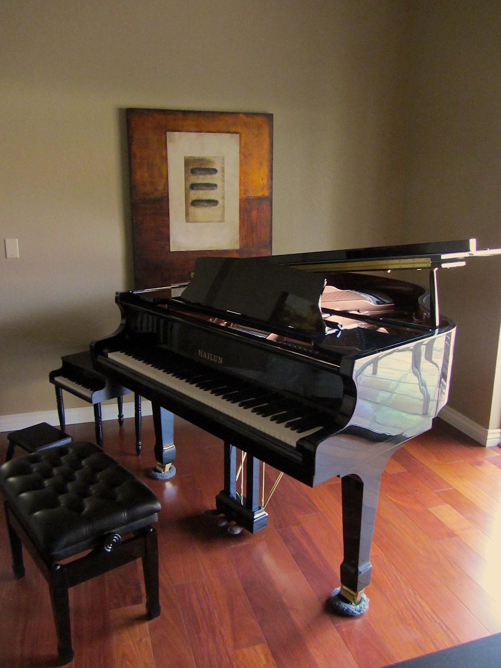 Try out the new grand piano!