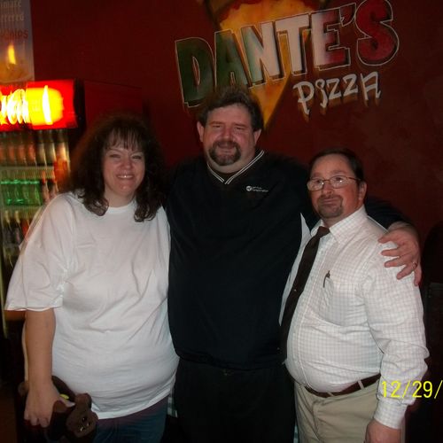 My 3rd wedding, 1st one at a Pizza Parlor.