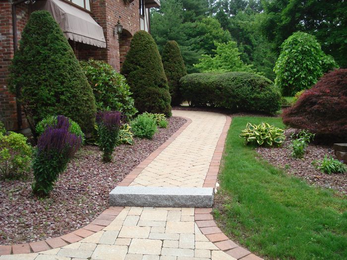Walkway to Driveway & Landscaping