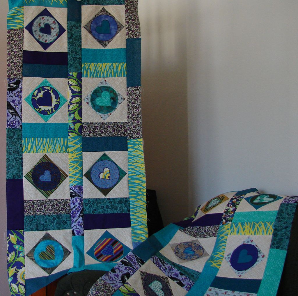Quilt top, purchased by a quilter, from me. She wo