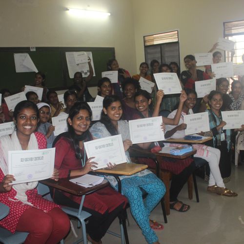 completion of My Self-Discovery Course in India