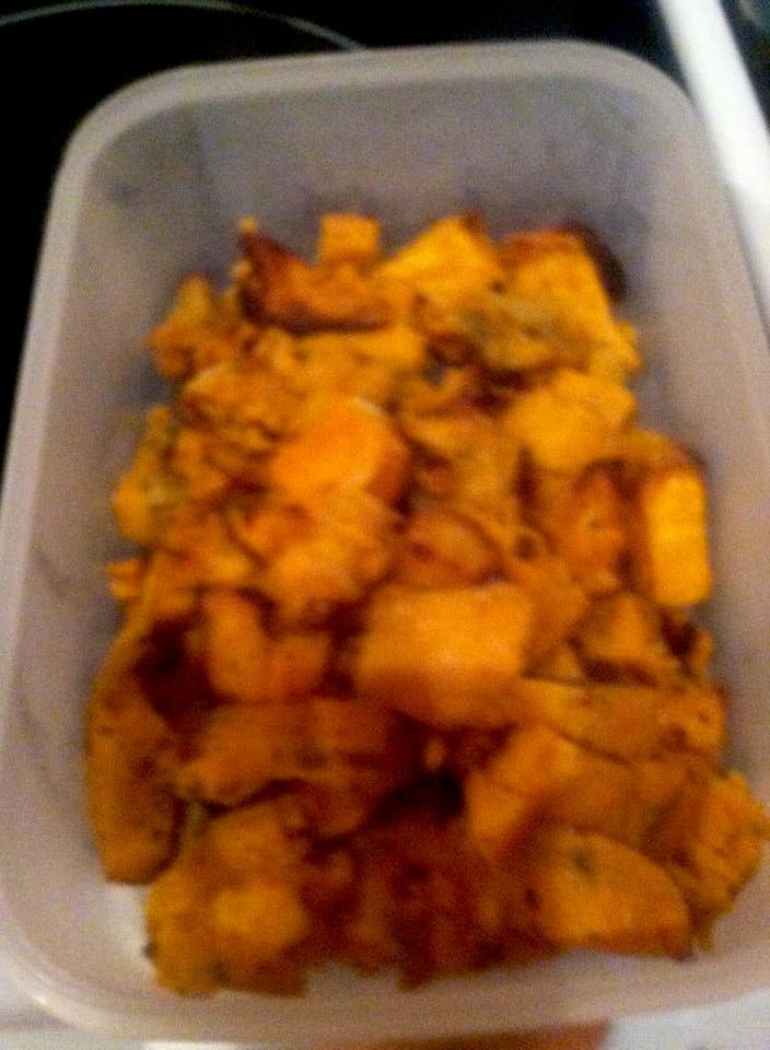Nutrition is 80% of your success. 
Roasted Sweet P