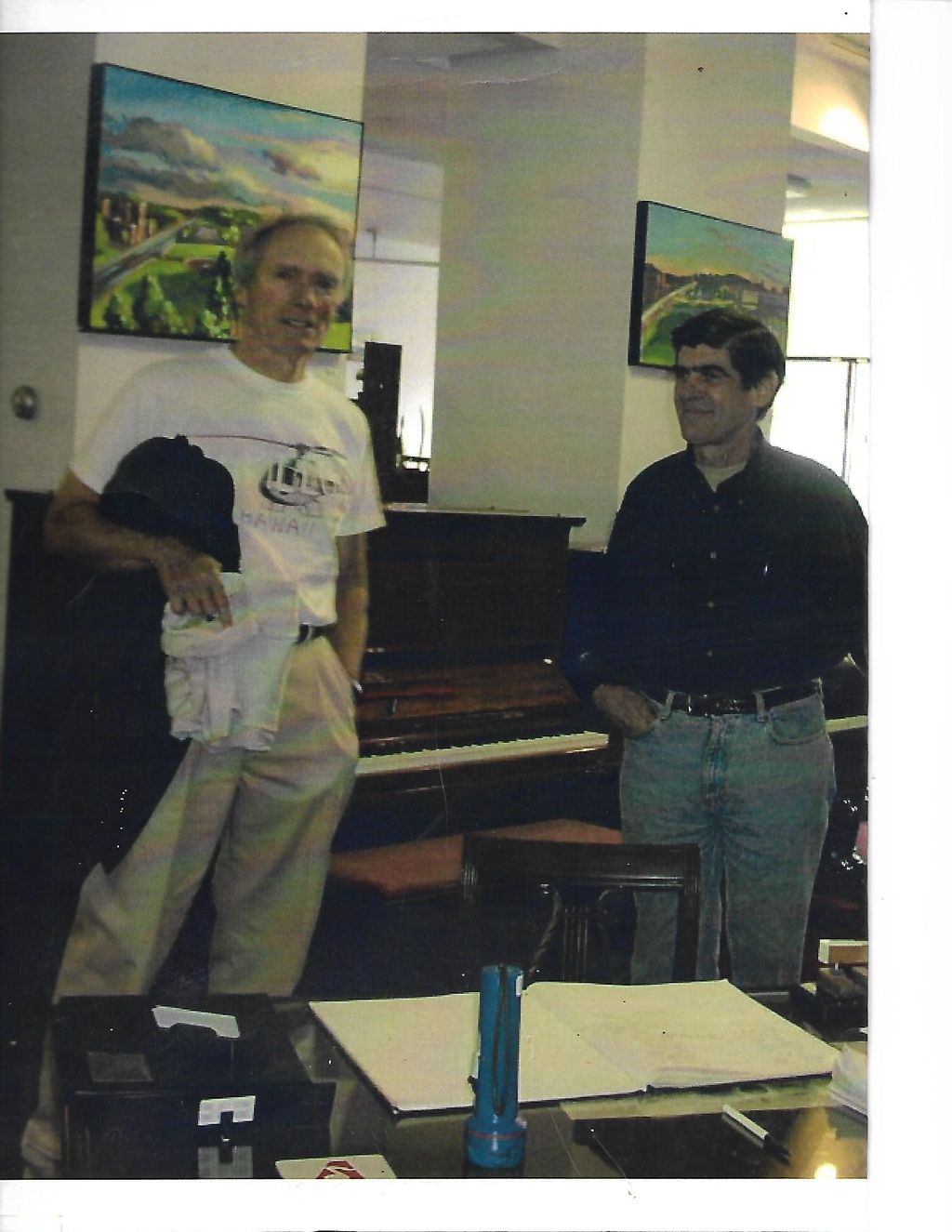 Dennie  with Clint Eastwood, 2003