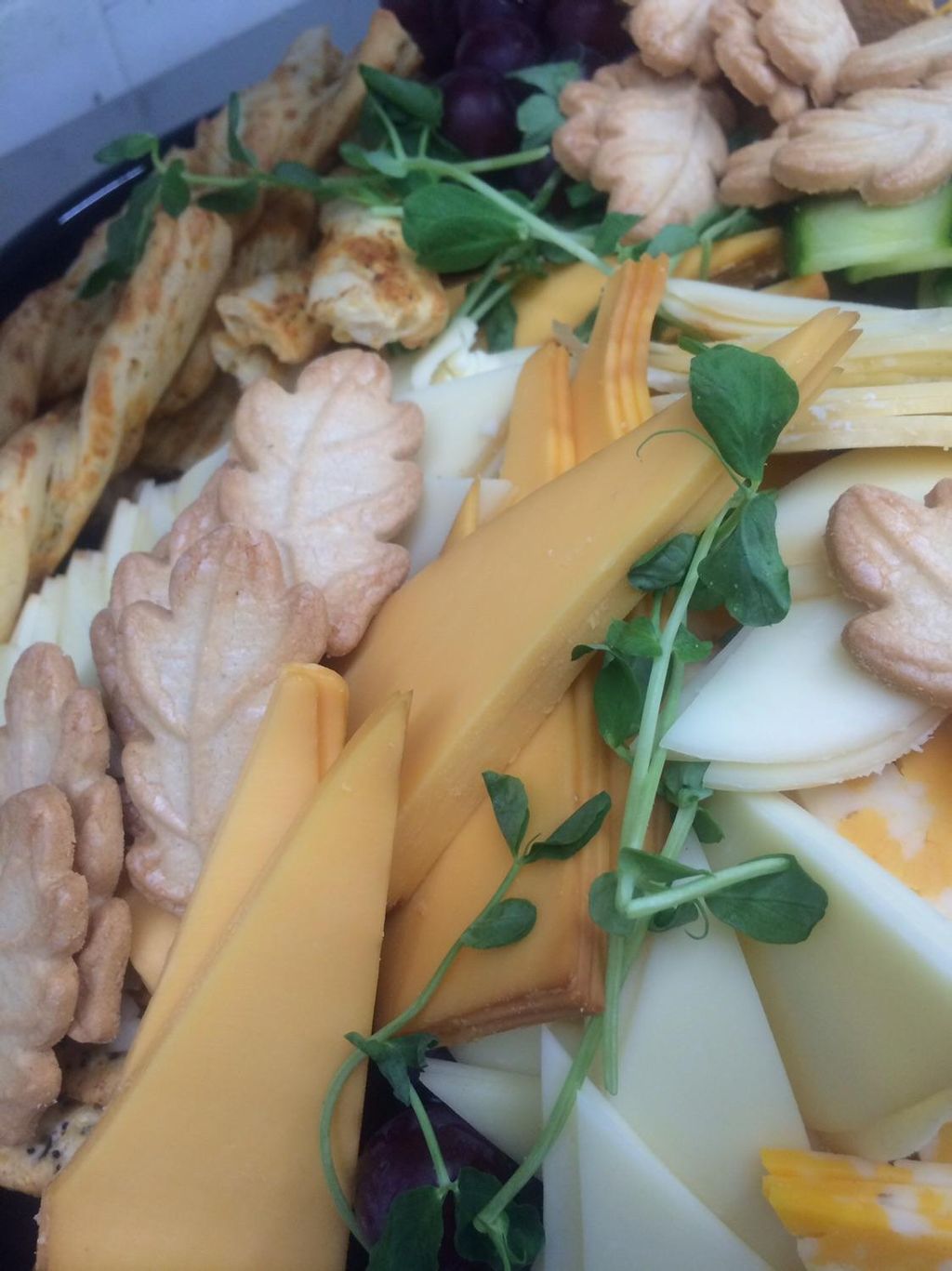 Order this beautiful cheese tray for your guest to