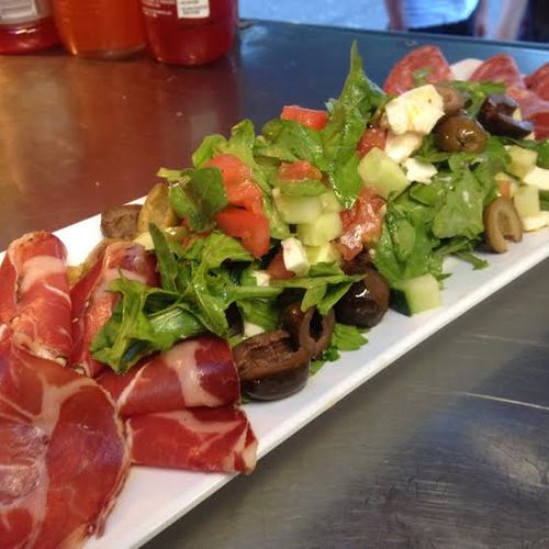 The Italian Platter Compliments our Italian Menus.