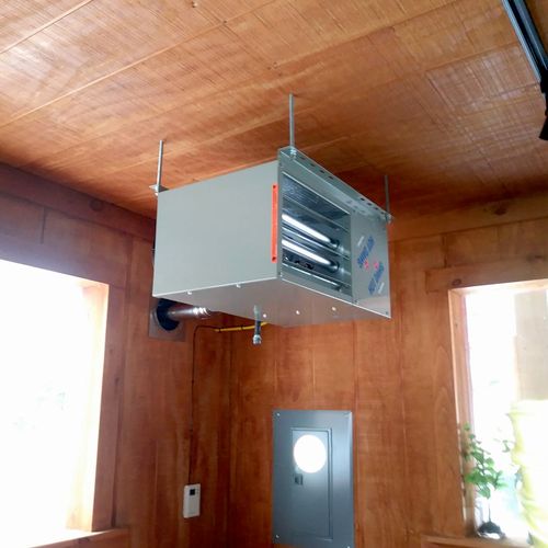 Install Heater for About Thyme Farm