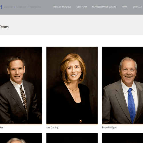 Updated a lawfirm website with a fresh new theme.