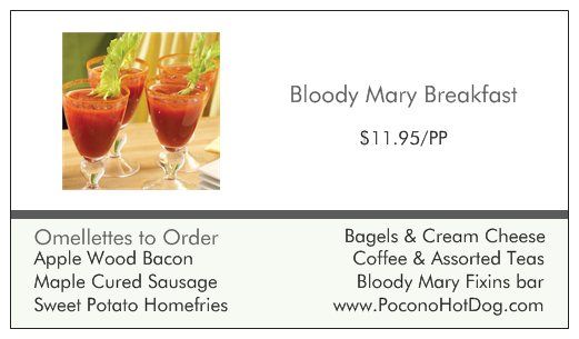 Bloody Mary Breakfast Buffet