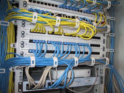 Redone server side cabling for one of our clients.