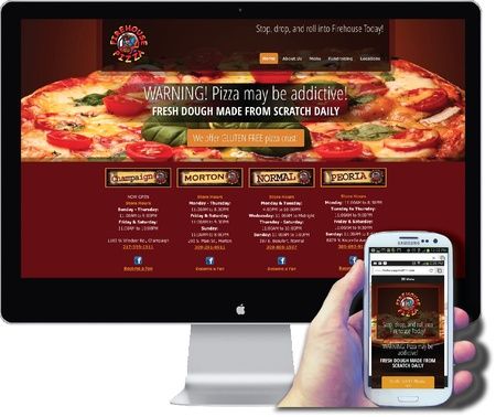 Firehouse Pizza, Peoria, IL

Fully Responsive Webs