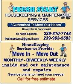 Fresh Start Housekeeping & Maintenance