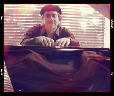 Between takes during the session recording of "Gin