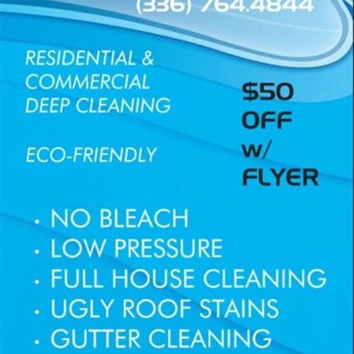 $50 off all Residential jobs by mentioning our fly