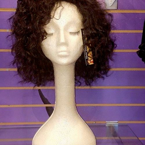 Custom dome cap wig with virgin temple hair