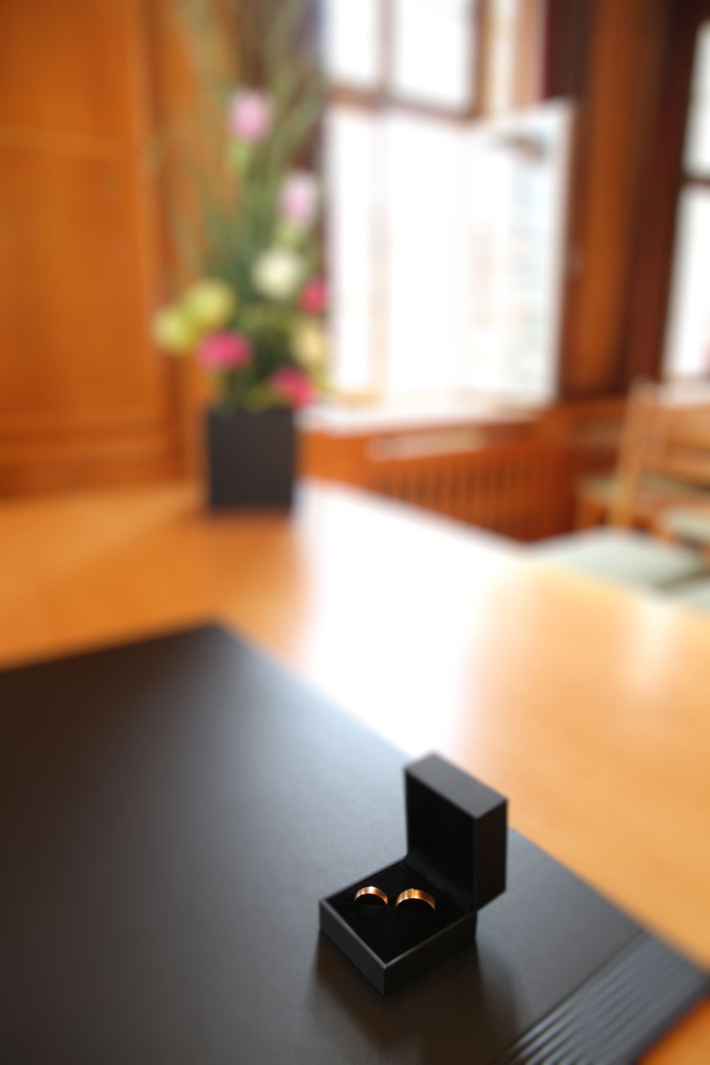 Wedding bands waiting for the civil ceremony (Nuer