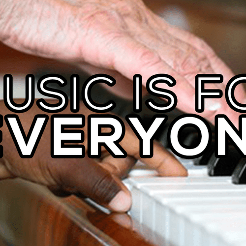 Age matters nothing, music is for everyone.
