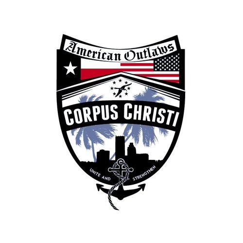 Logo Development for The American Outlaws - Corpus