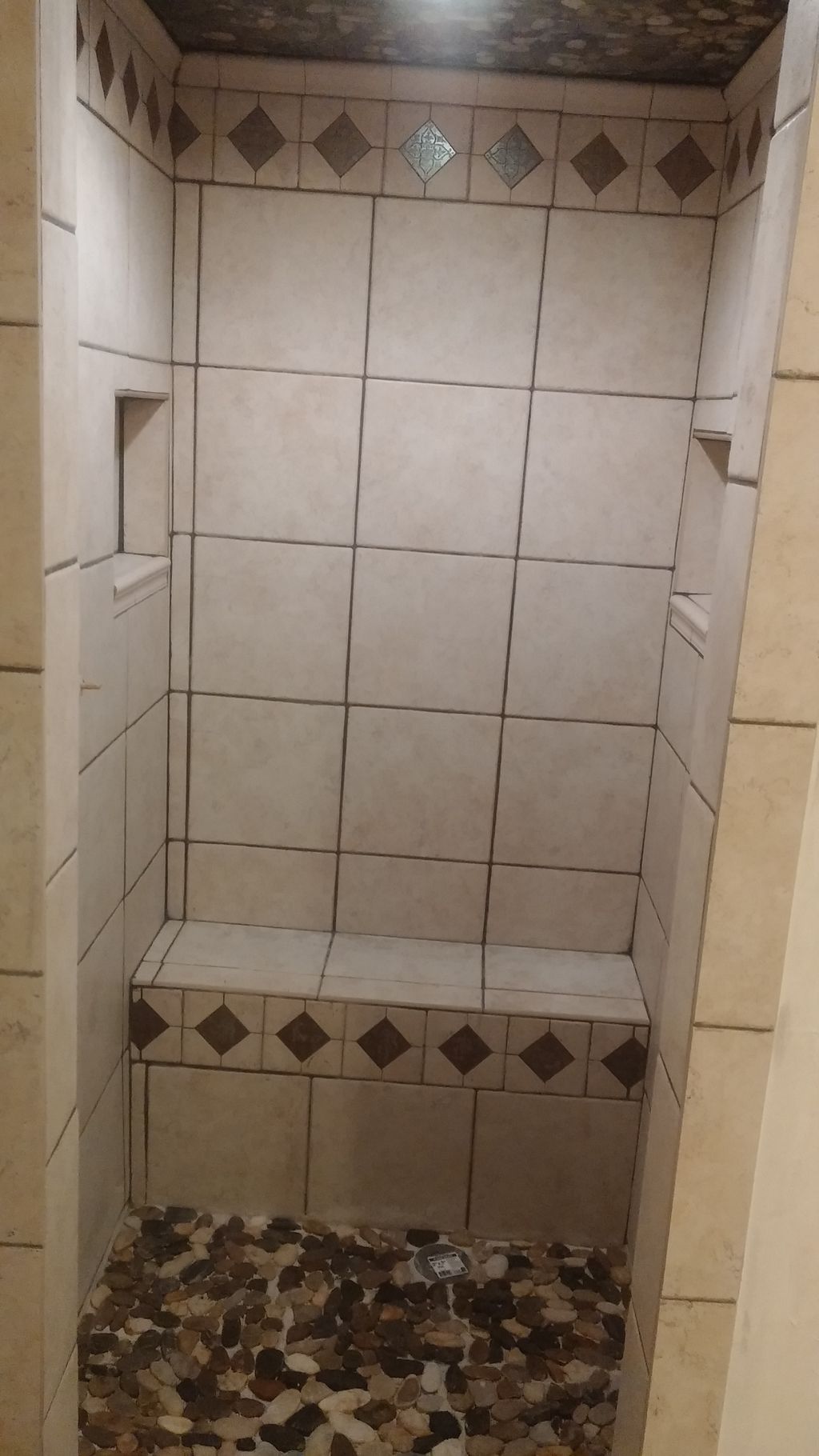 Shower we built by Eagle mountain lake