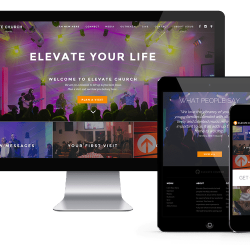 Custom WordPress Site for Elevate Church