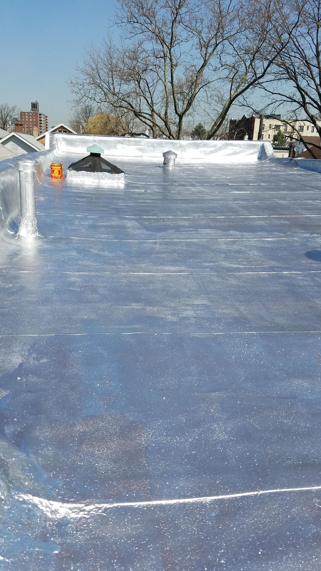 Flat roof Recoding aluminum 