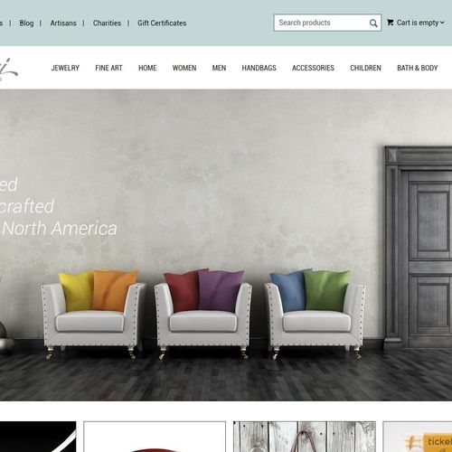 Arteeni is a two-sided e-commerce marketplace that