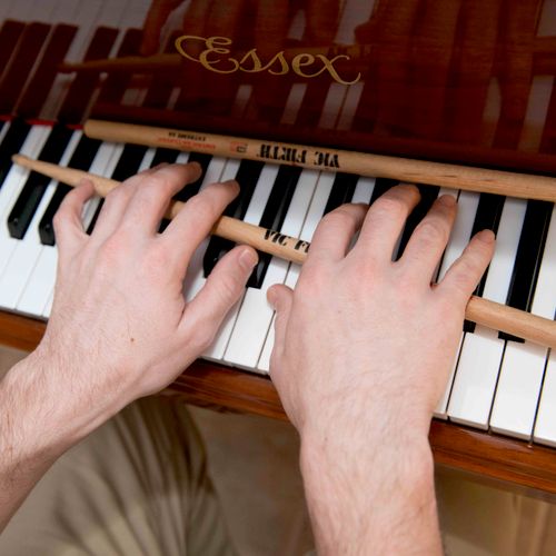 Piano and drums are more similar than people think