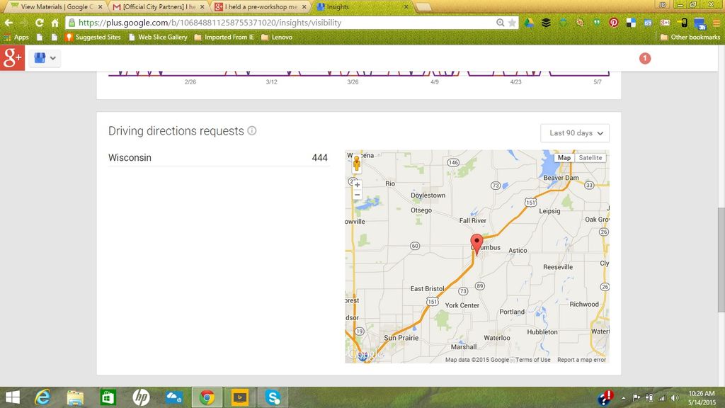 I can drive people to your business in the 3 maps 
