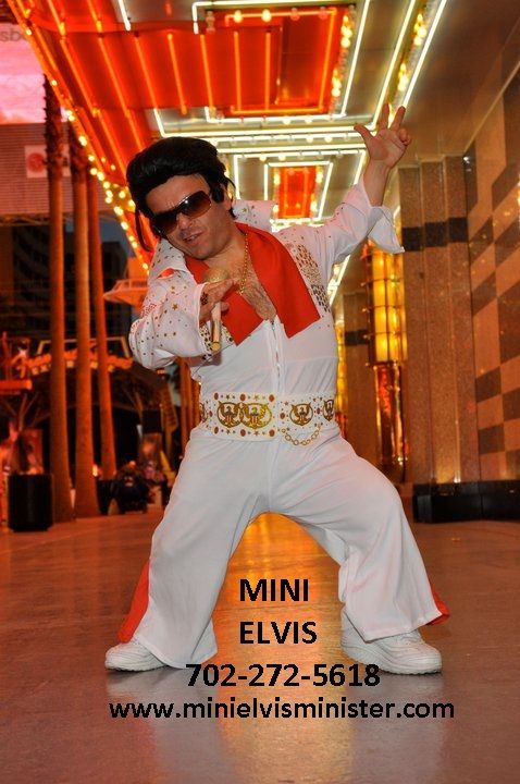 Mini Elvis Las Vegas Minister
