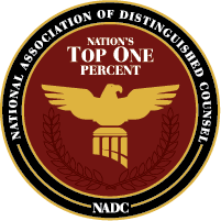 Named Nation's Top One Percent of Attorneys