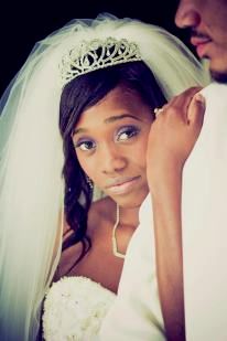 Bride Shawnte with her Beloved! Makeup by Laux