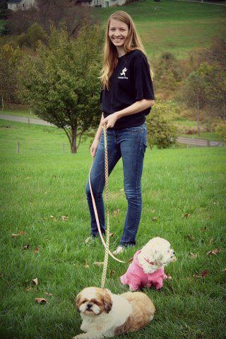Team member Holly pet walking