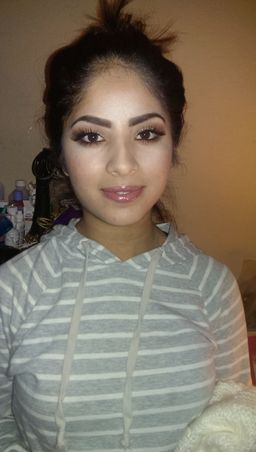 Natural look for prom.