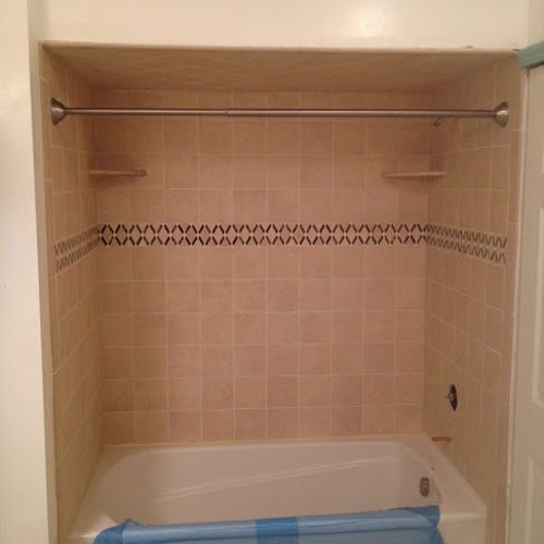 Tile Setting, Shower surround and Floor
