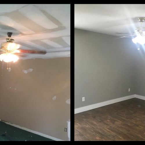 Before/After Room Painting