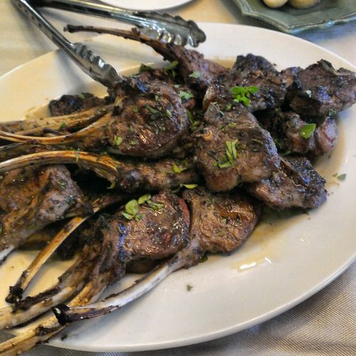 Grilled Rosemary Lamb Chops (served Family Style)