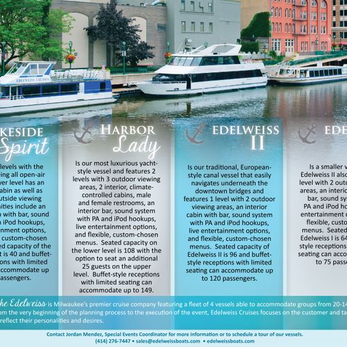 Edelweiss Brochure for Cruise Ships