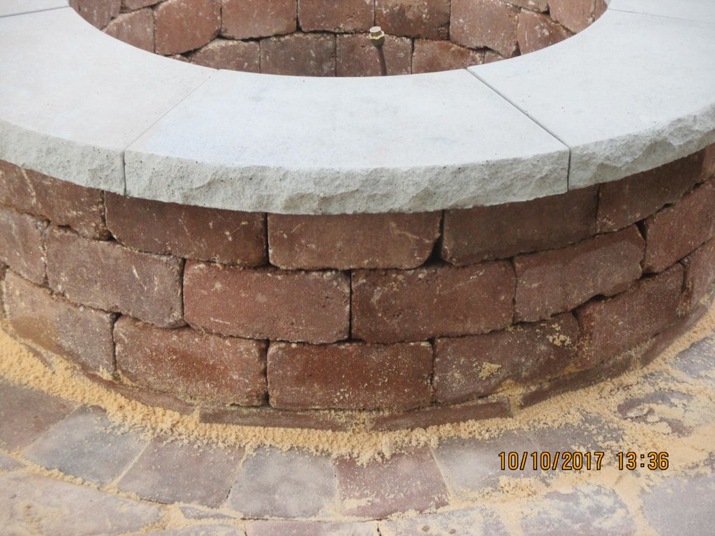 Custom built fire pit