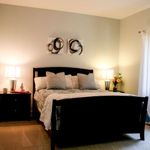 Guest Room staging